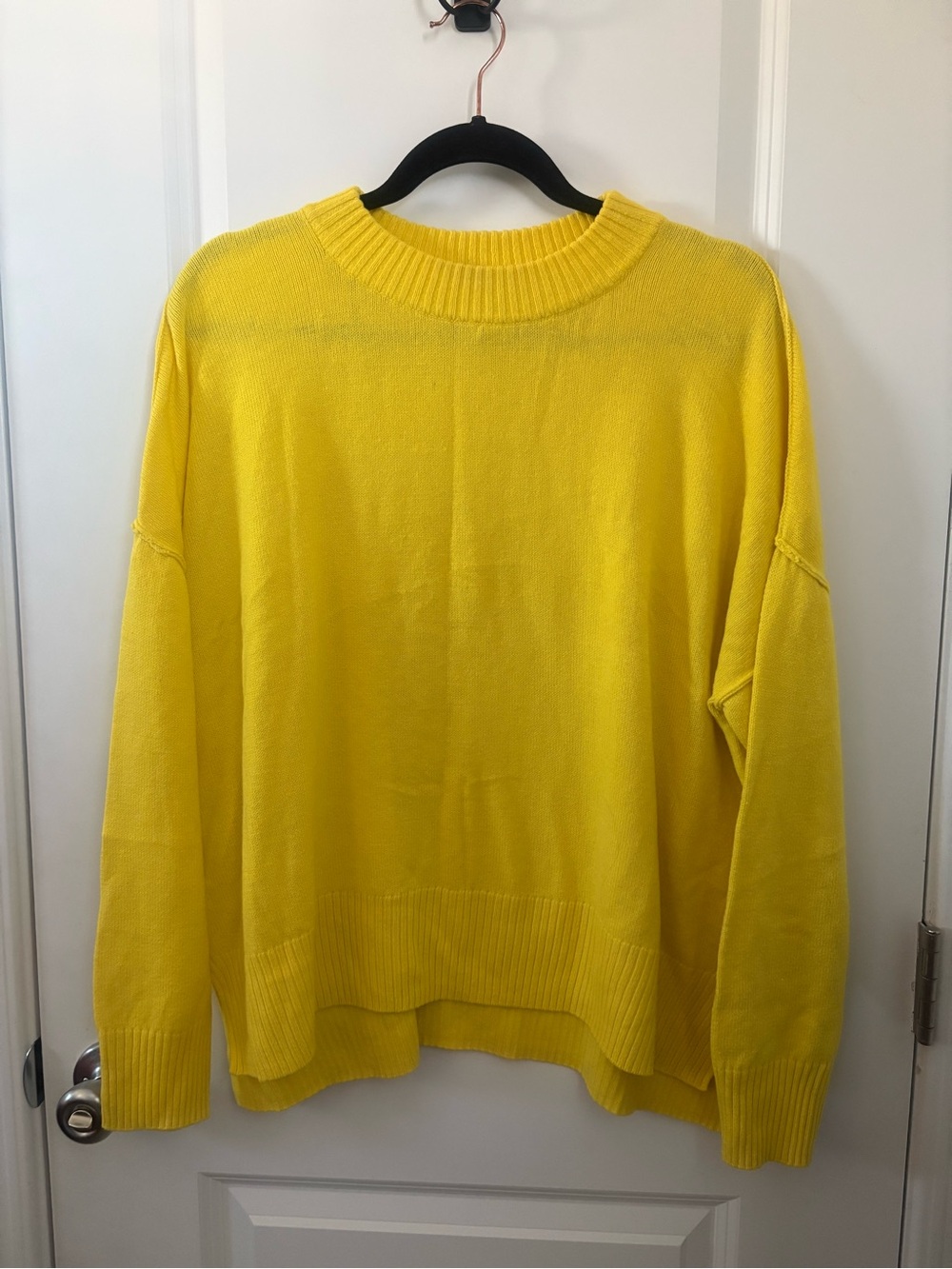 H&M Bright Yellow Crewneck Sweater